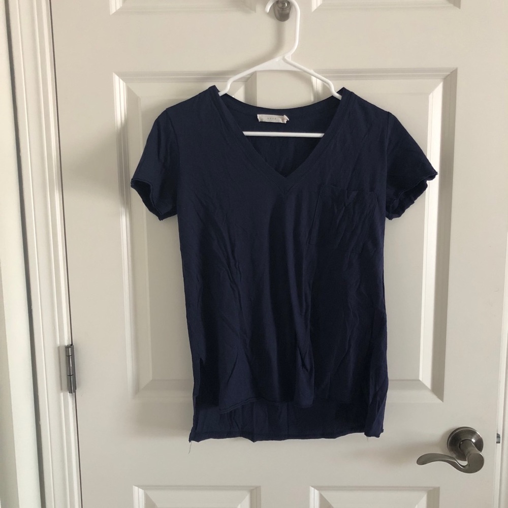 Lush Vneck Pocket Tee